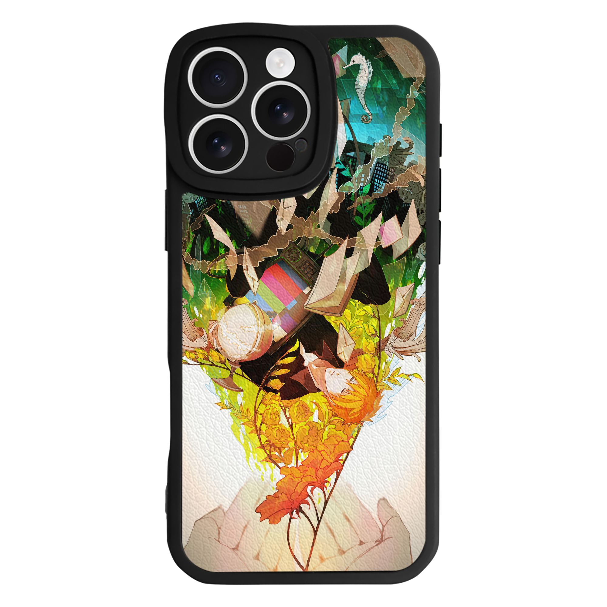 （画像用） ブリーチ BLEACH 【iPhone 16シリーズ対応】シリコンスマホケース（レザー調） 材質：シリコン